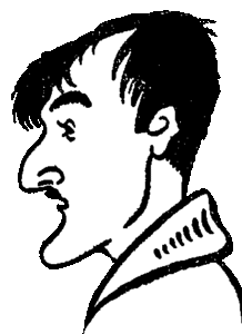 Croqué Robert Dufour FC Sochaux Montbéliard 1929