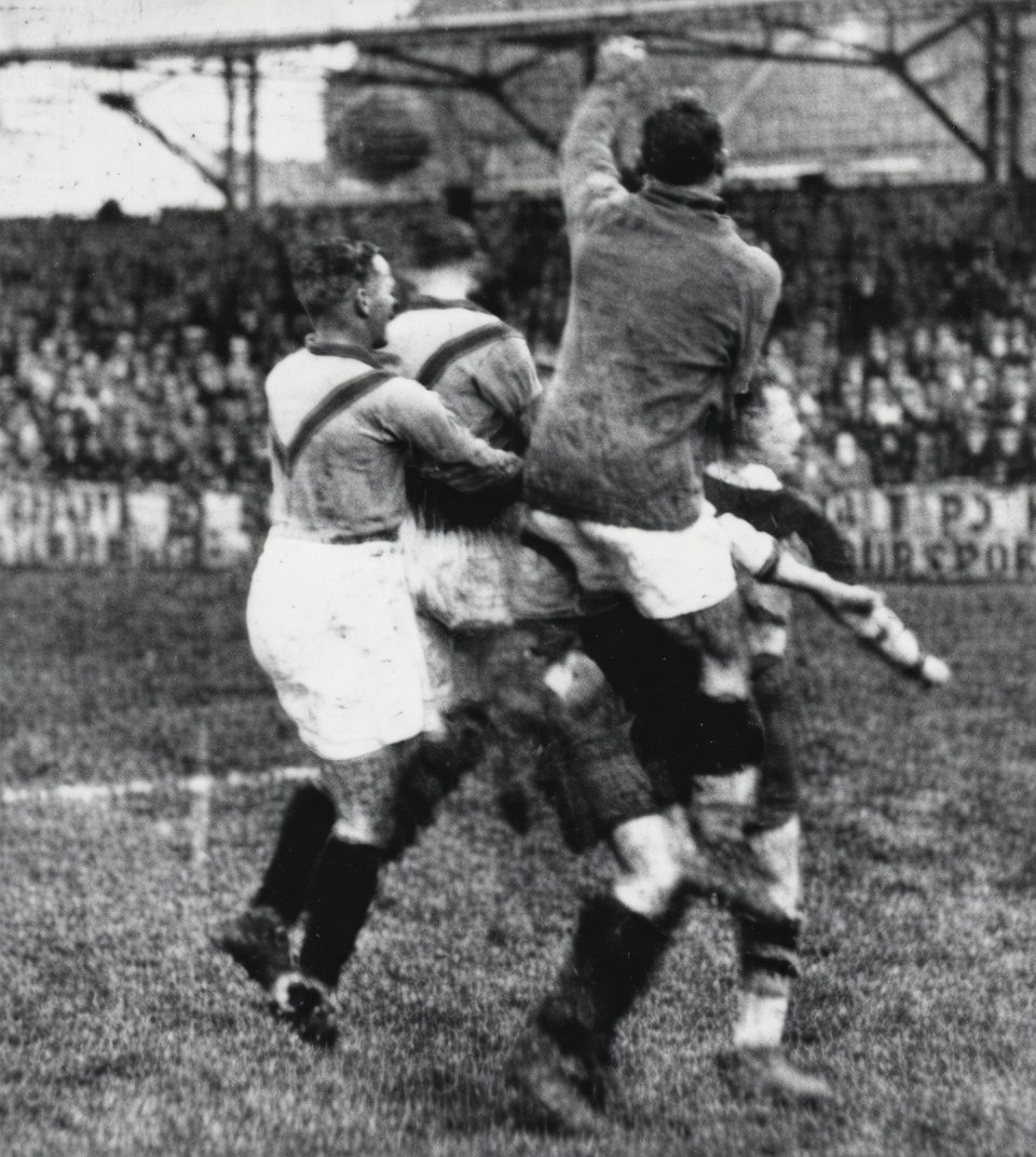 RC Roubaix FC Sochaux 3 4 coupe Sochaux 13 Avril 1931 Lutte aérienne sur corner Sochalien