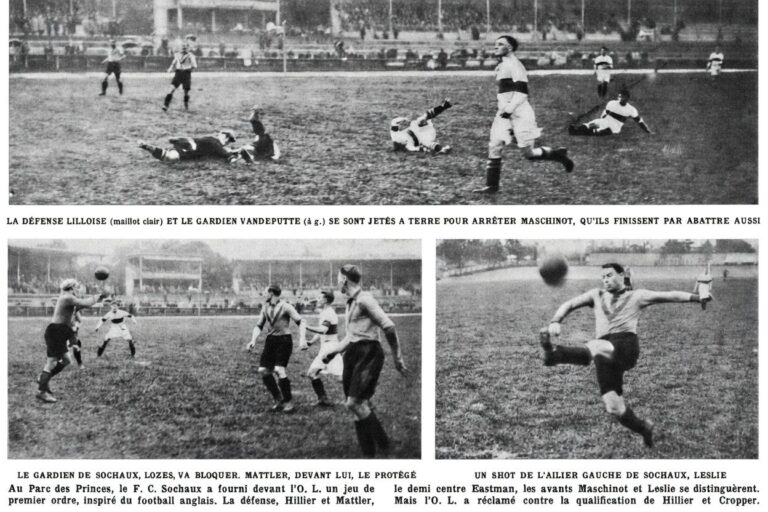 Photo finale cCoupe Sochaux 1931 FC Sochaux Montbéliard 6 Lille 1