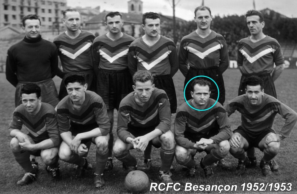 RCFC Besançon 1952 1953 avec Michel Jacques