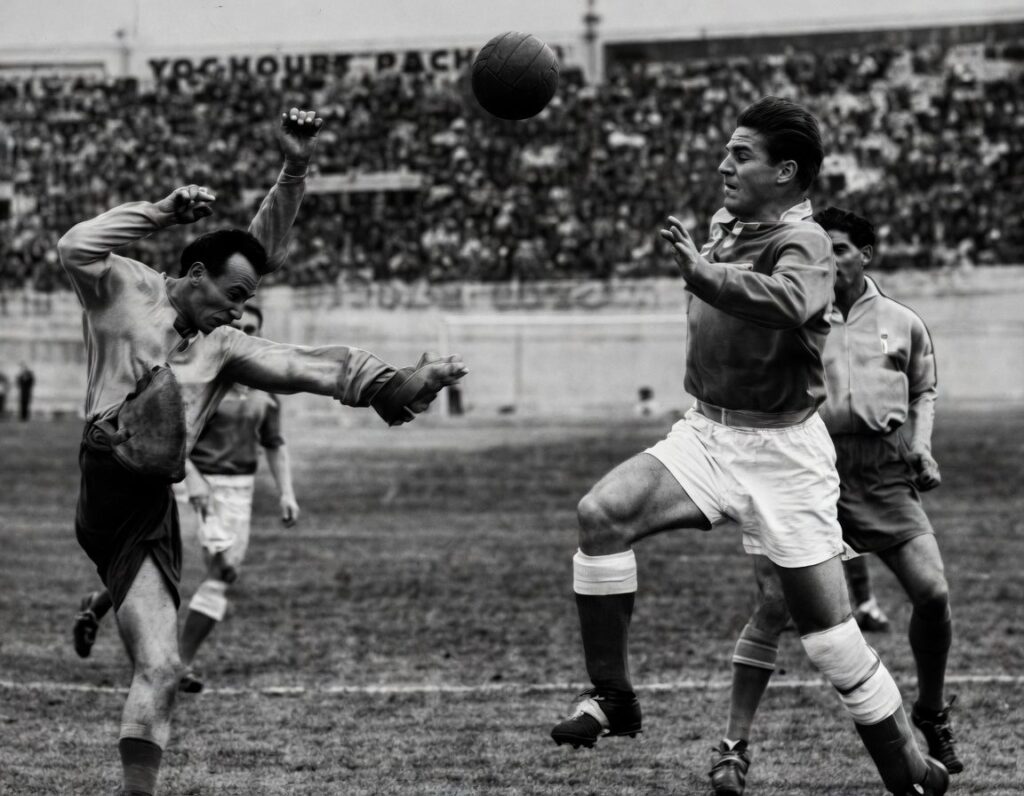 Match Olympique de Marseille Vs Sochaux Montbéliard du 19 Avril 1953 Score 1 6