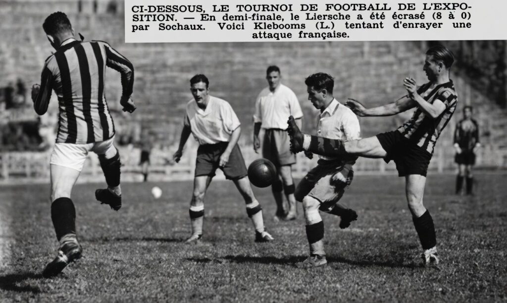 Photo Lierse Sochaux Tournoi de l'Exposition Universelle de Bruxelles 1935