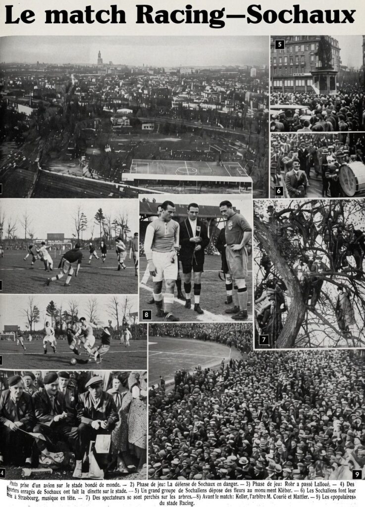 Photos du match Strasbourg Sochaux du 24 Mars 1935