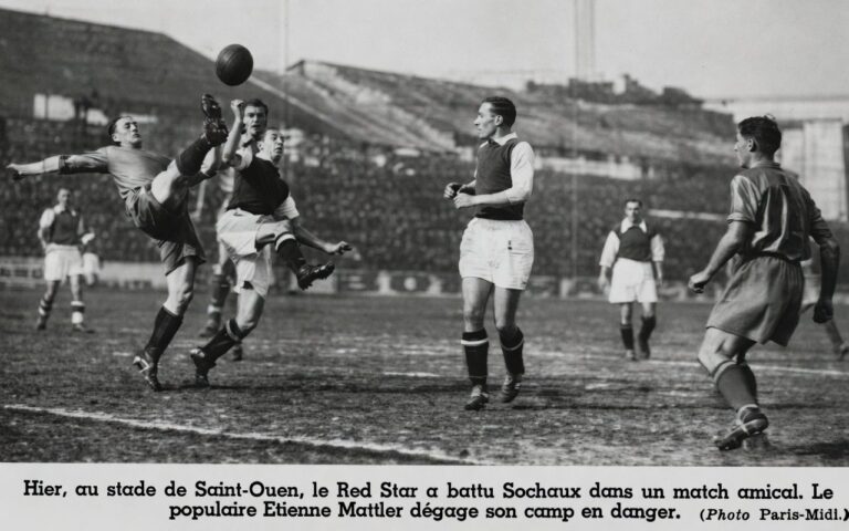 Mattler lors de Red Star Vs Sochaux du 20 septembre 1941