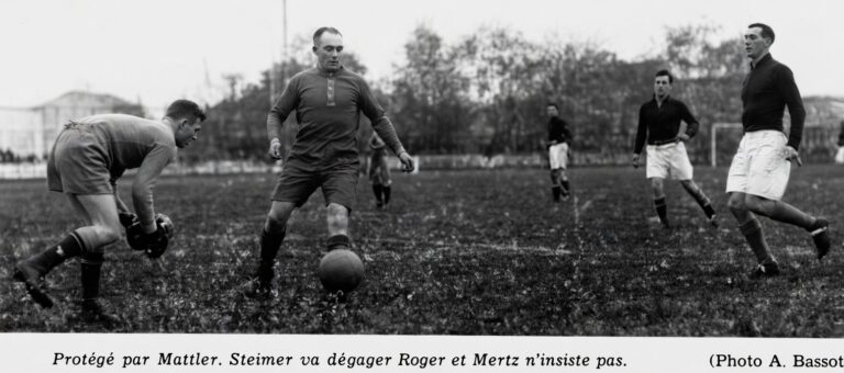 Mattler lors de FC Nancy Vs Sochaux du 02 Novembre 1941