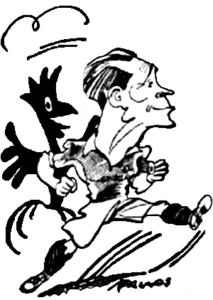 Caricature Etienne Mattler du FC Sochaux Montbéliard