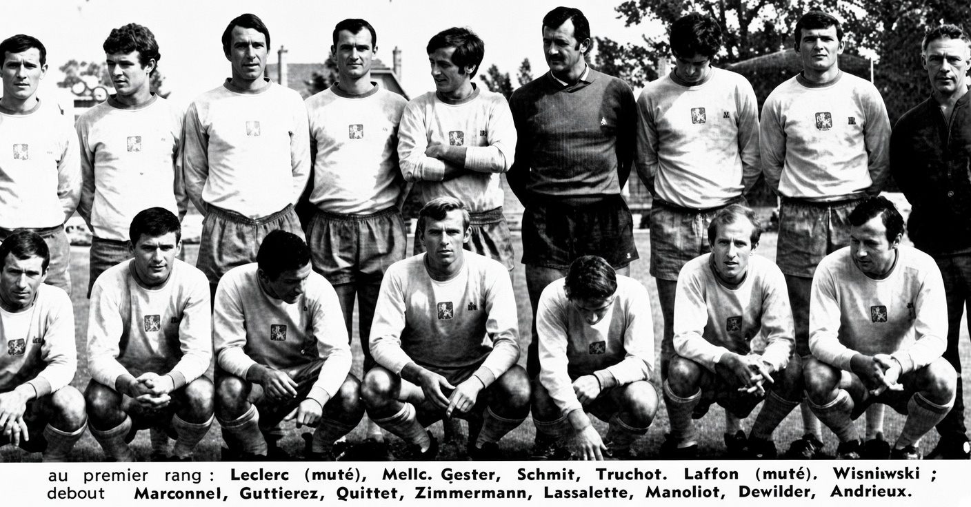 1968 1969 Sochaux 68 69 Photo équipe ia(1)