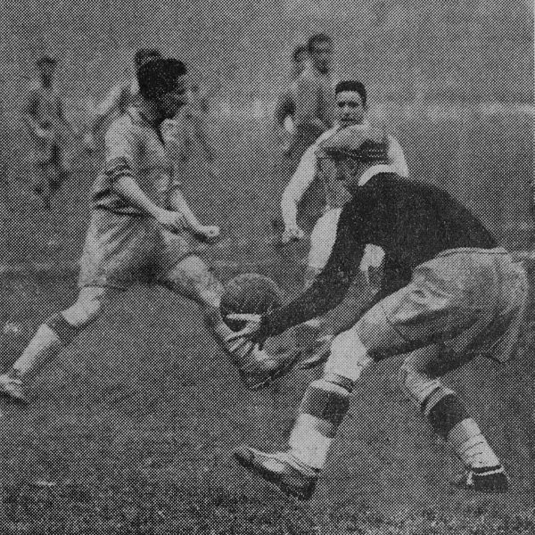 Max Lehmann lors de red star sochaux de Novembre 1937